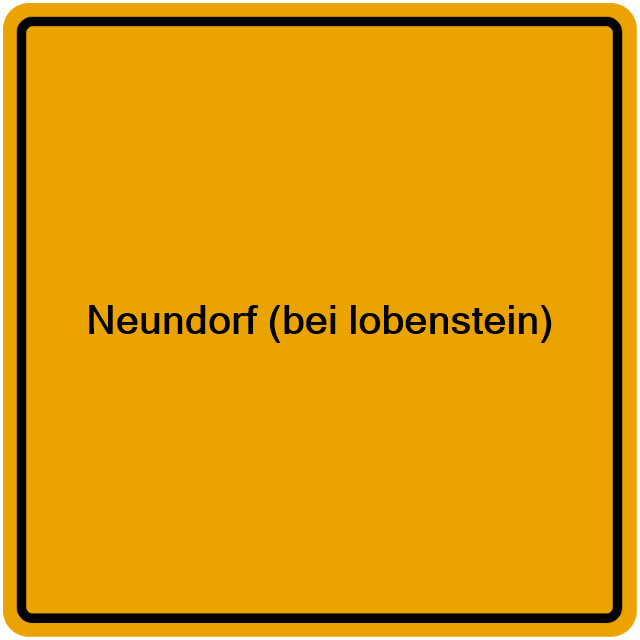 Einwohnermeldeamt24 Neundorf (bei lobenstein)